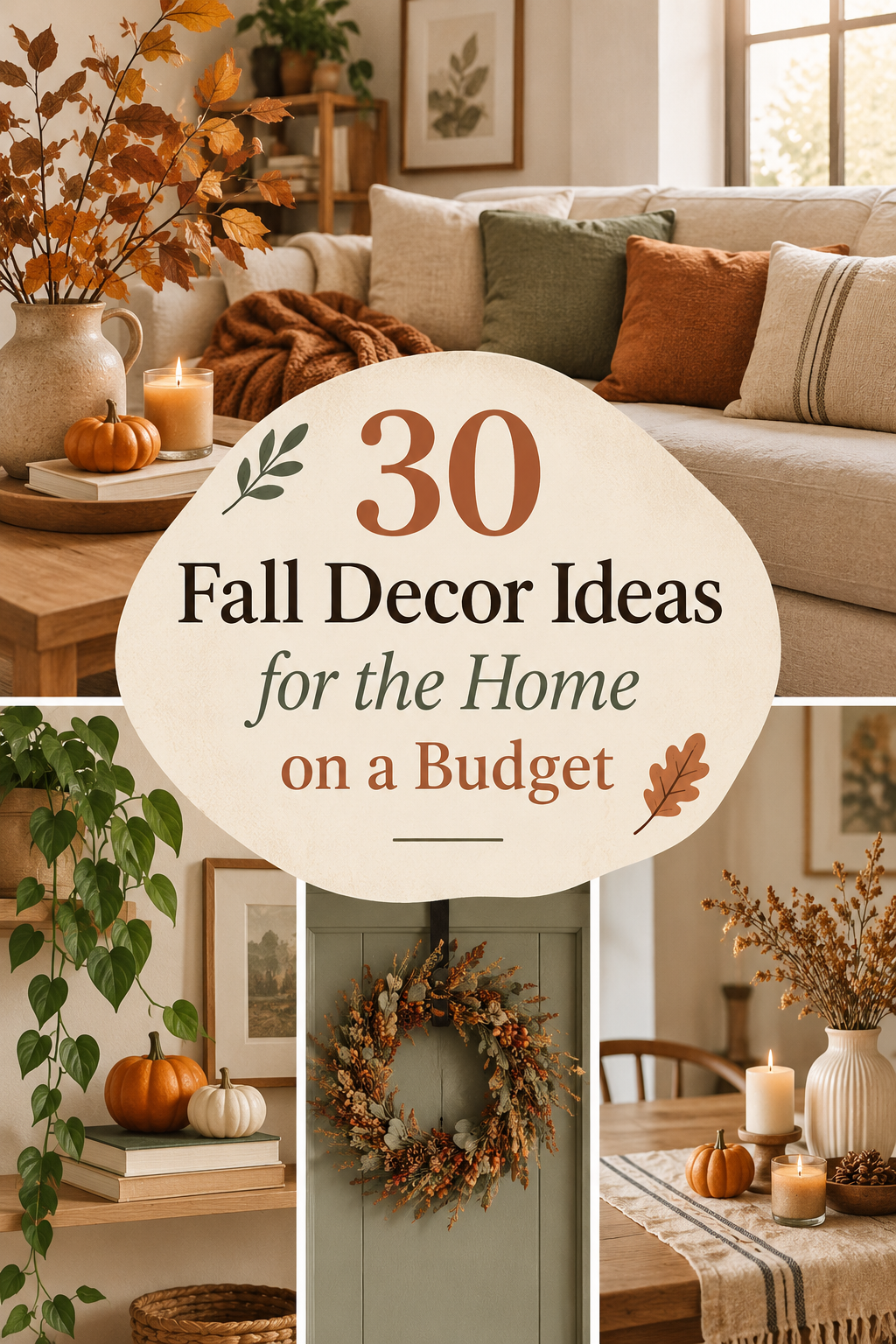30 Fall Decor Ideas for the Home on a Budget