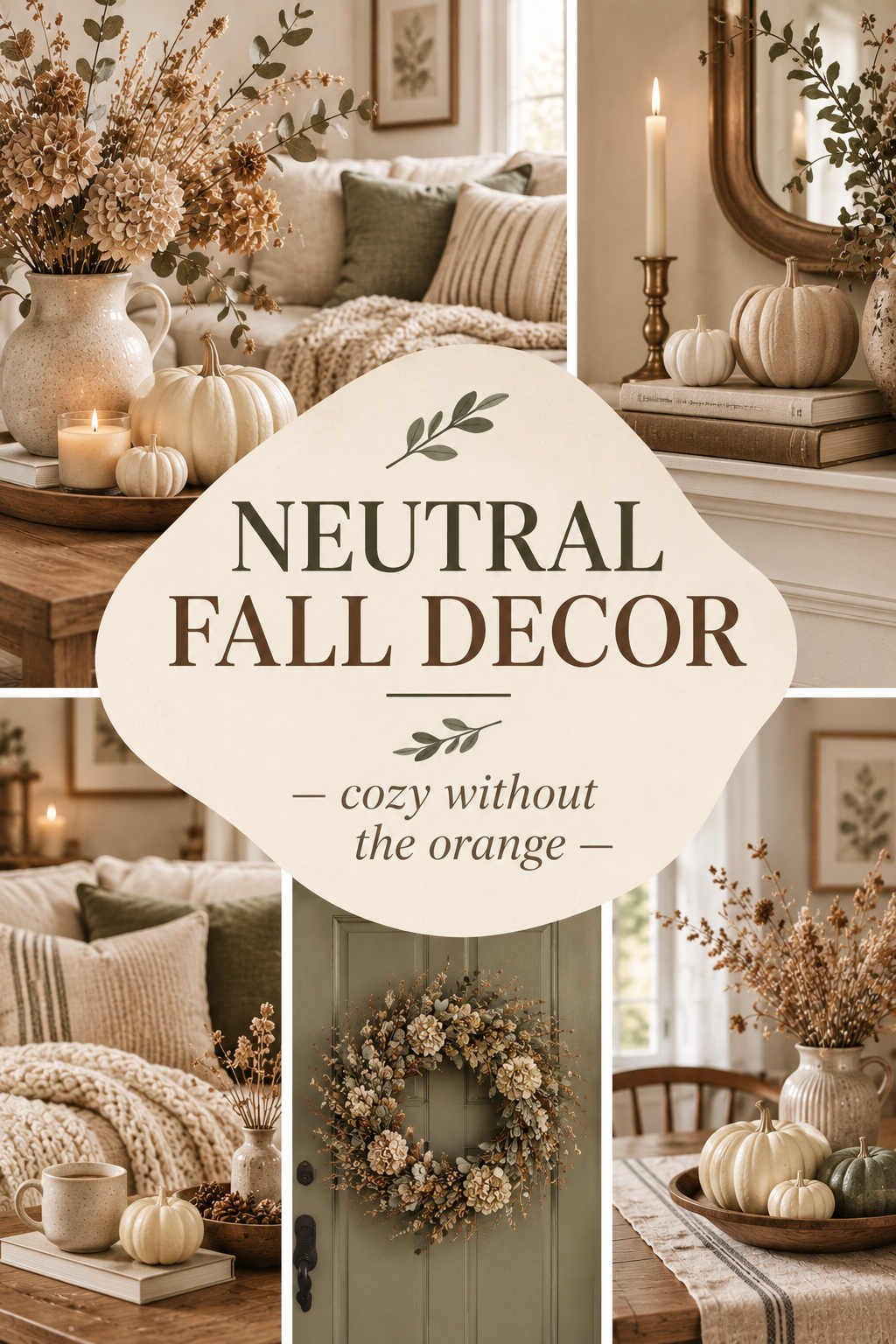 Neutral Fall Decor Ideas